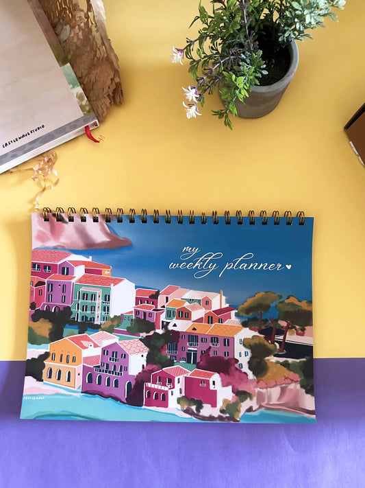 Candy Coloured Kefalonia_Weekly Planner