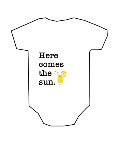 Here comes the sun_onesie